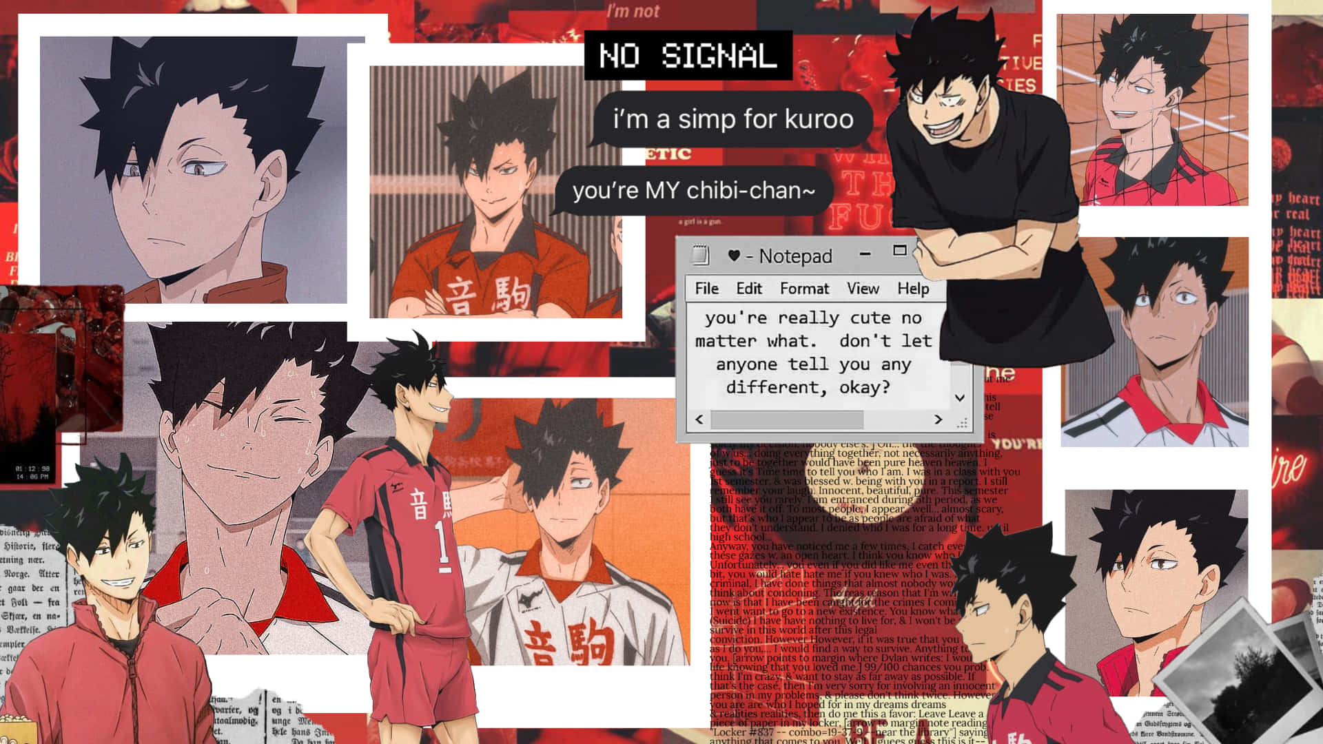 Download Aesthetic Desktop featuring the manga/anime 'Haikyuu!' Wallpaper