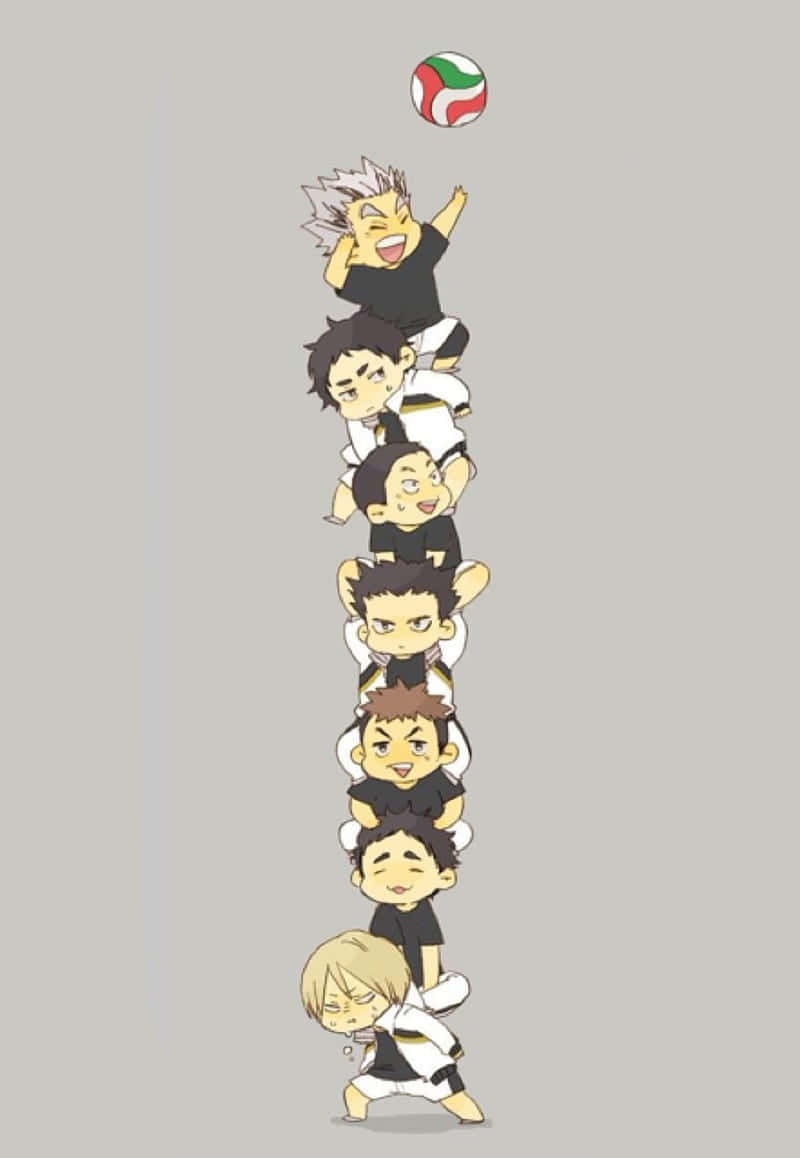 Haikyuu Animated Team Tower Wallpaper