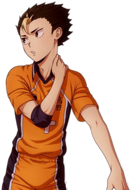 Haikyuu Animated Volleyball Player PNG