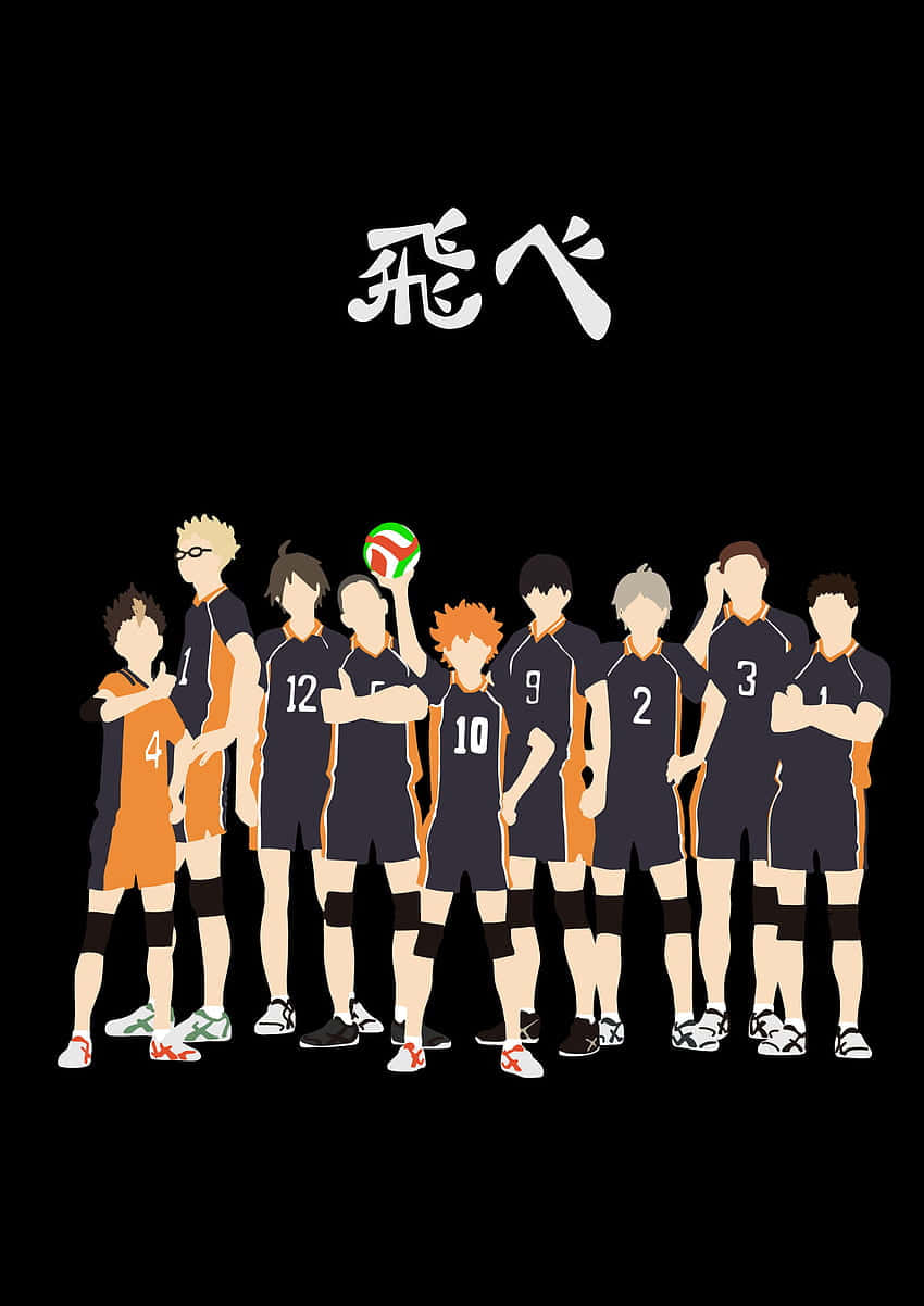 Download Haikyuu Anime Volleyball Team Wallpaper