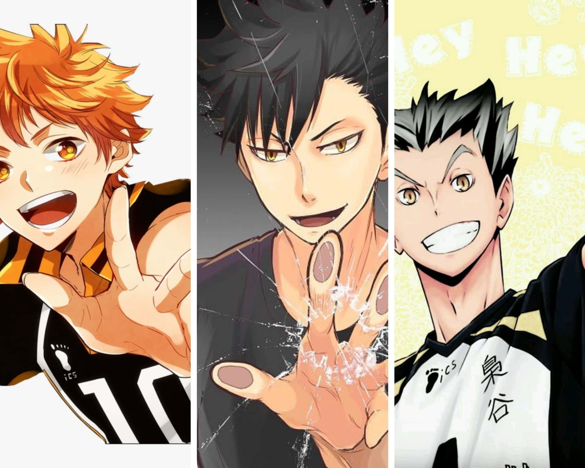 Haikyuu Captains: Standing Tall in Unity Wallpaper