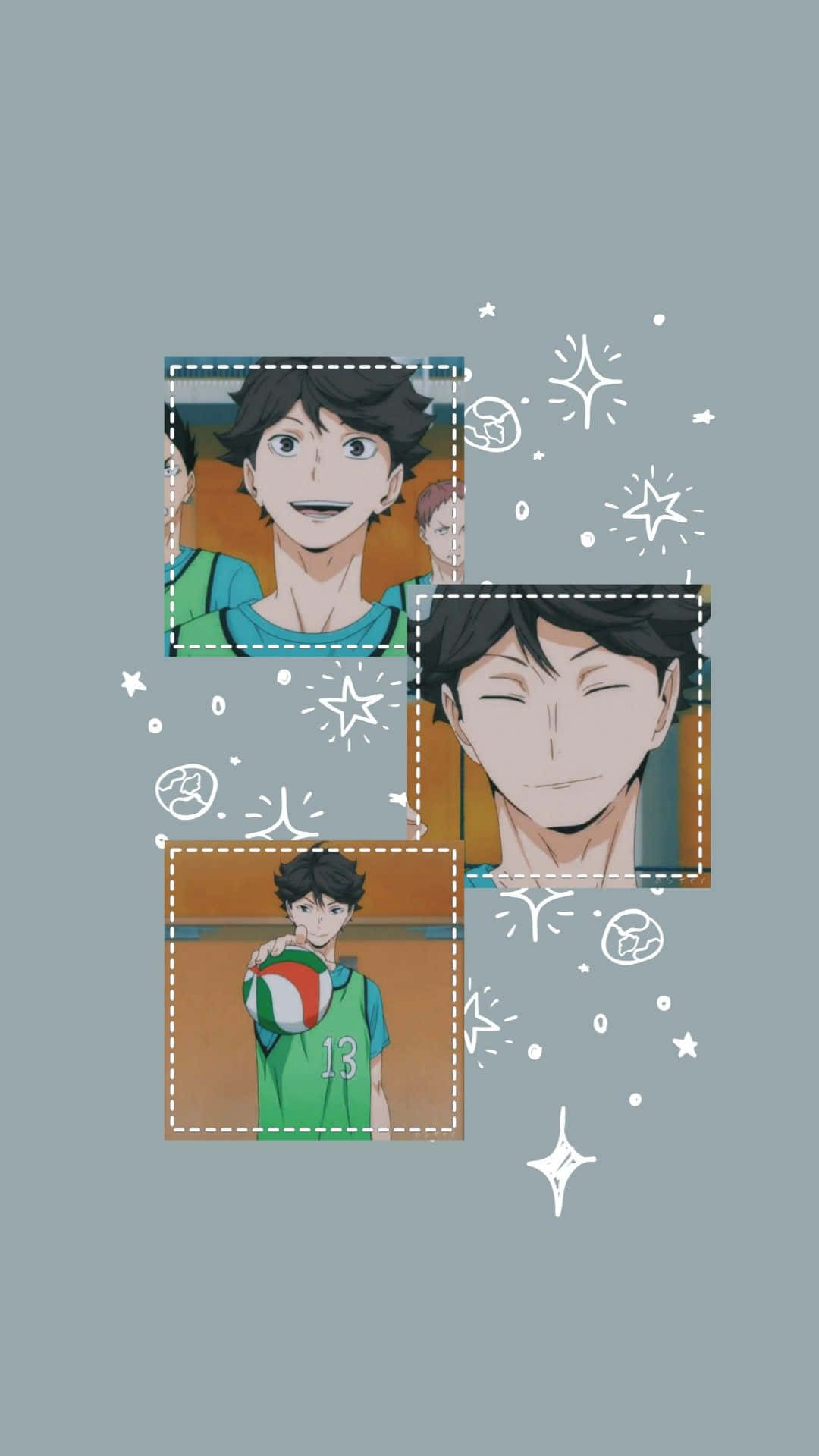 Haikyuu Character Collage Wallpaper Wallpaper