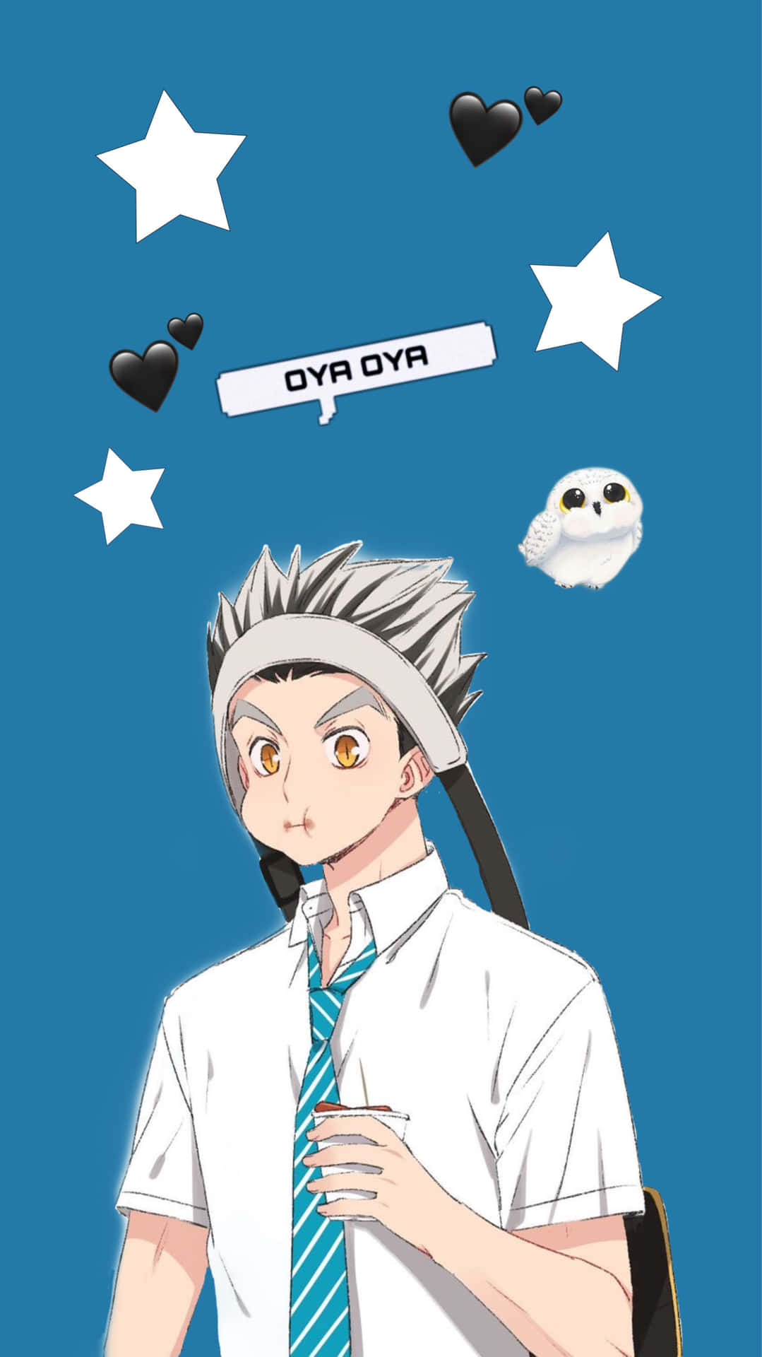 Haikyuu Character Cute Expression Wallpaper
