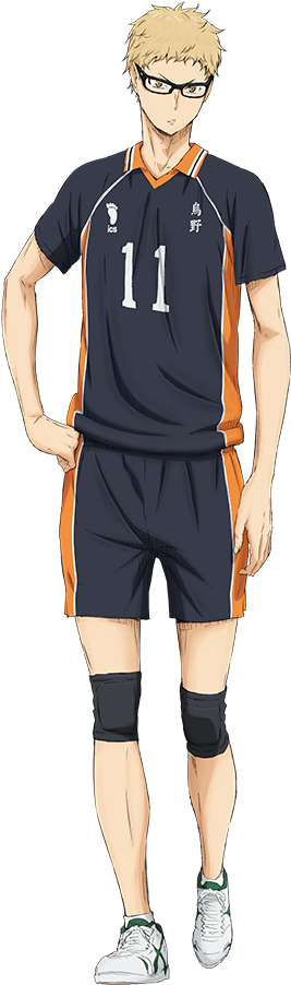 Haikyuu Characterin Volleyball Uniform PNG