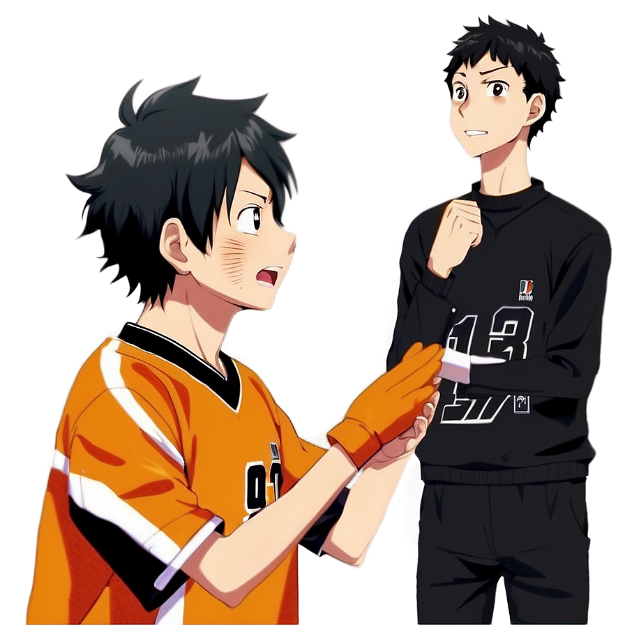 Download Haikyuu Emotional Victory Png 39 | Wallpapers.com