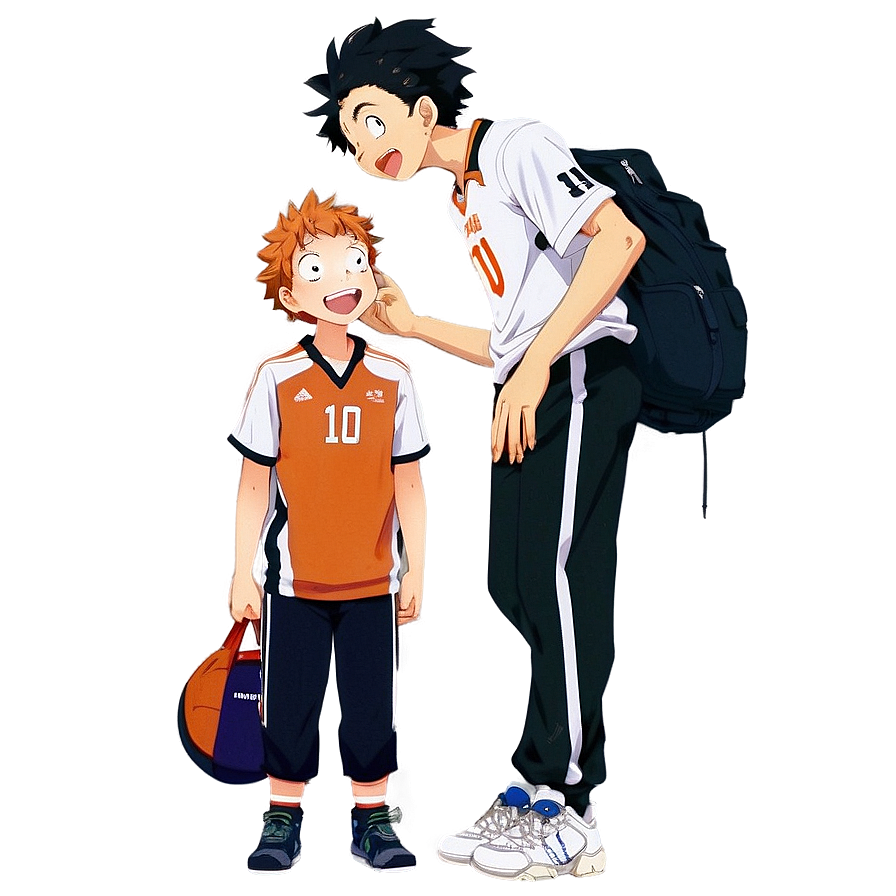 Download Haikyuu Friendship Moments Png 06232024 | Wallpapers.com