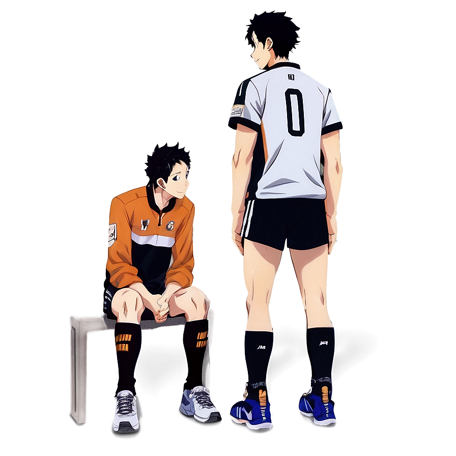 Download Haikyuu Friendship Moments Png Dyo87 | Wallpapers.com