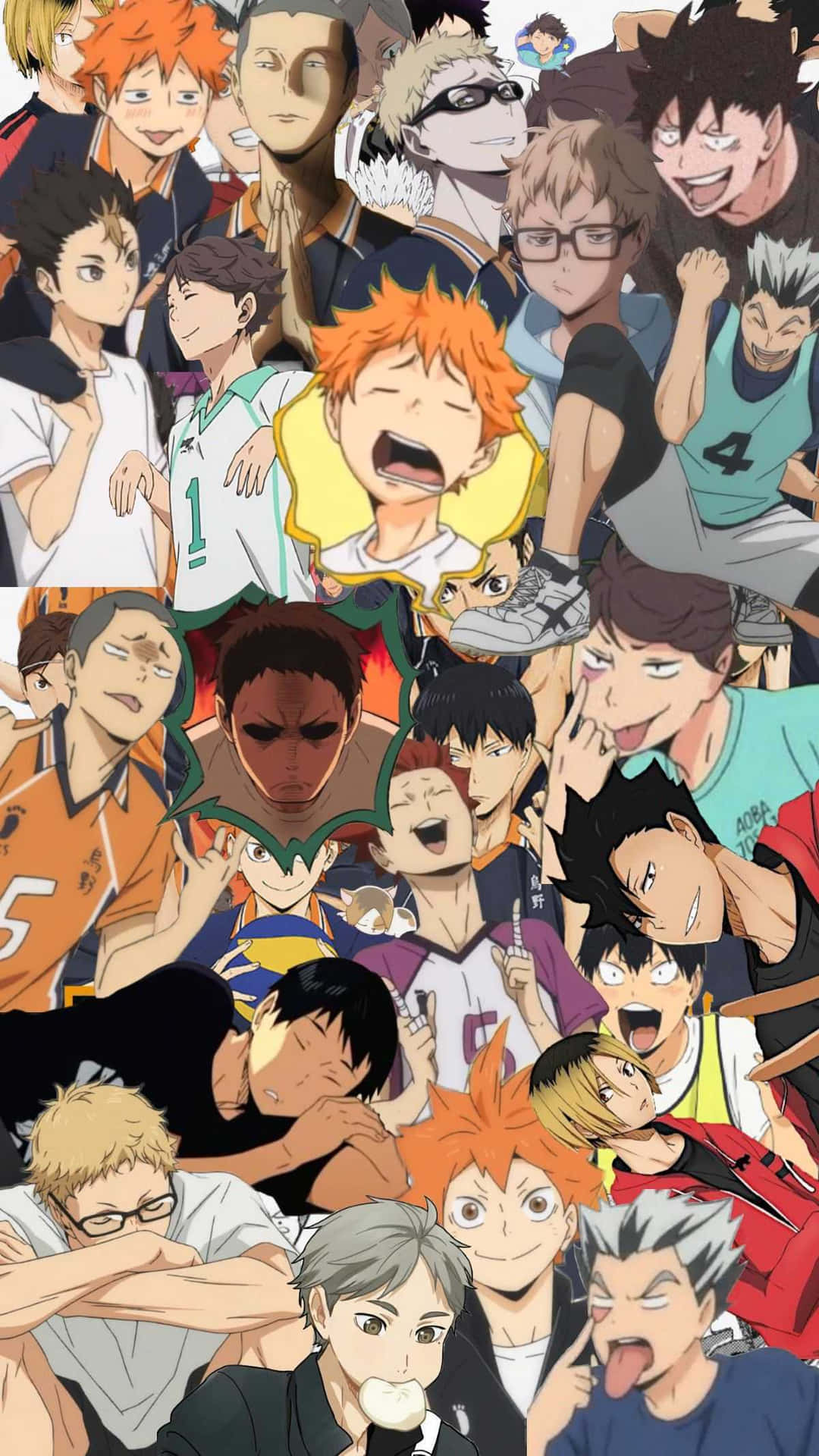Stay up-to-date on the latest Haikyuu events with the Haikyuu Iphone! Wallpaper