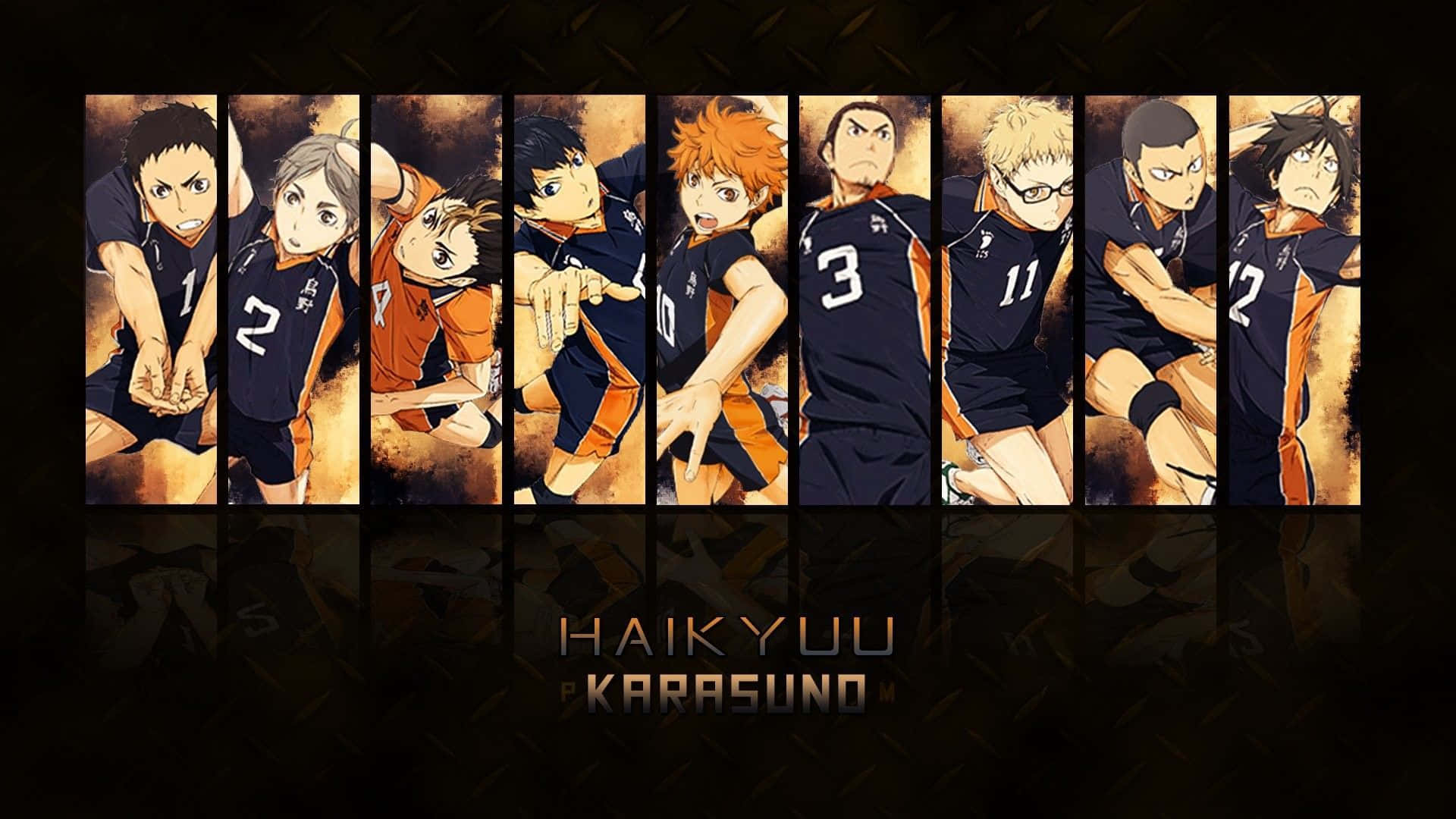 “Choose performance, style and speed with this amazing Haikyuu-themed laptop!” Wallpaper