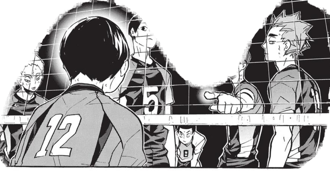 Haikyuu Volleyball Match Stare Down PNG