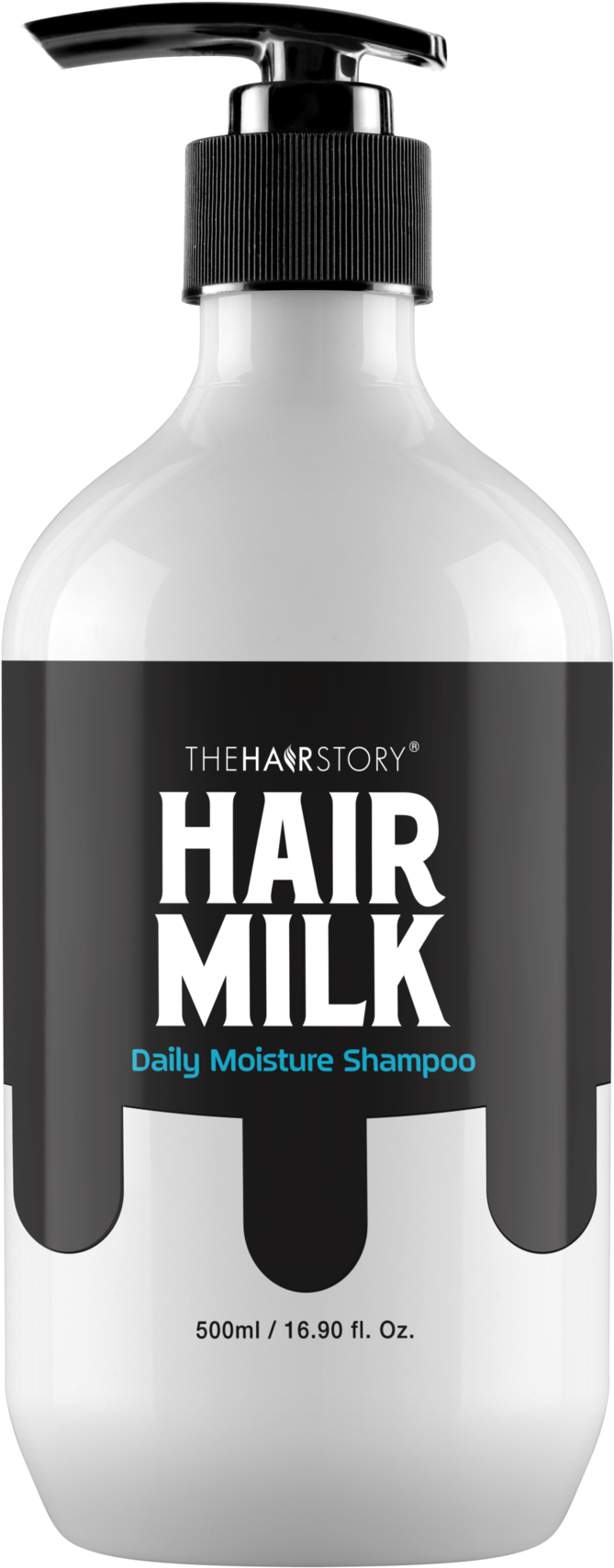 Hair Milk Daily Moisture Shampoo Bottle PNG