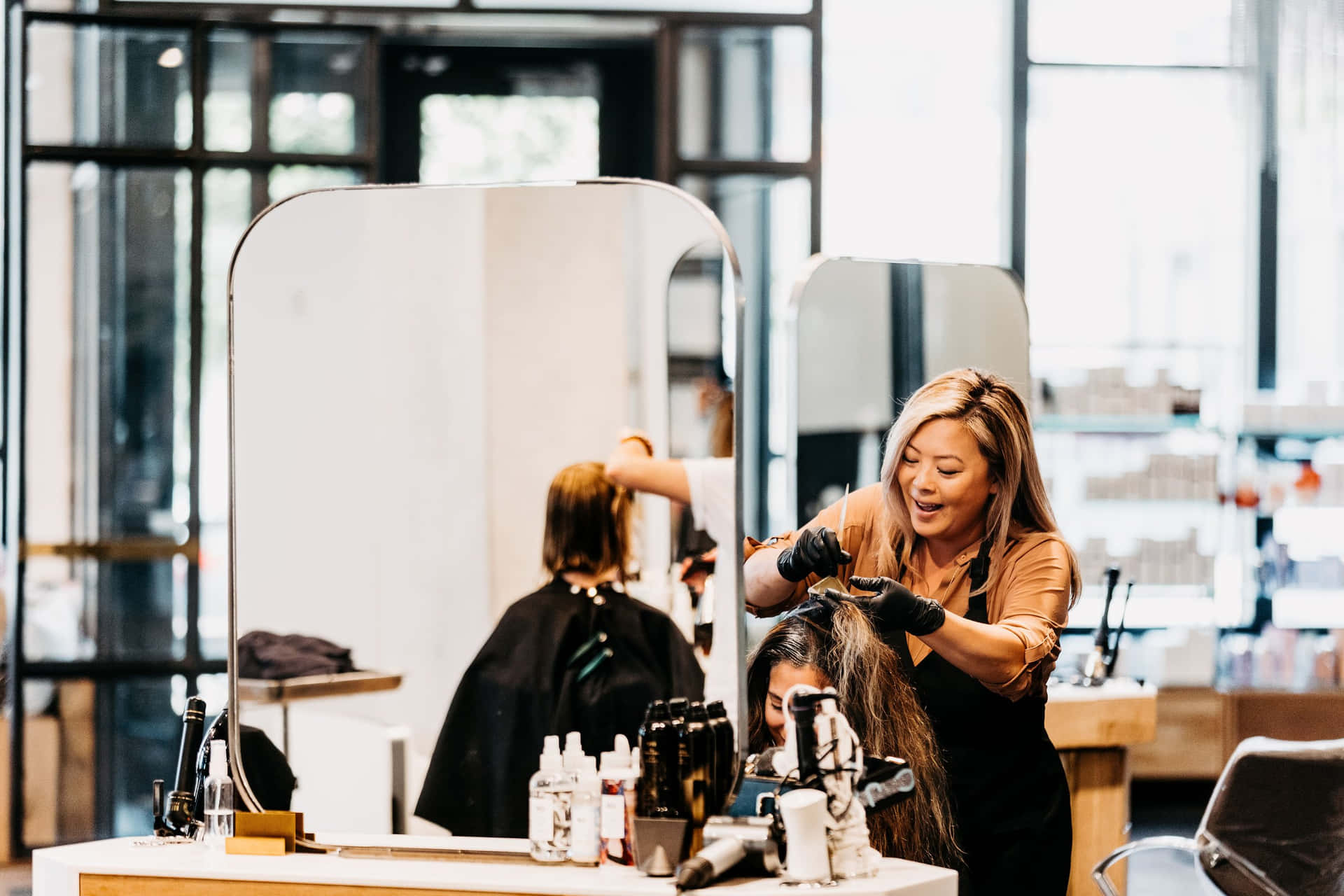 Get a completely new look at the Hair Salon.