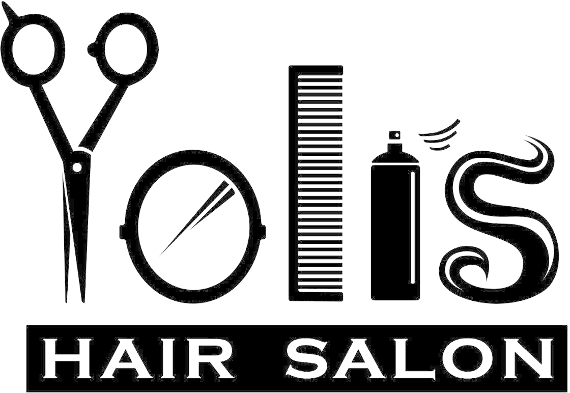 Hair Salon Tools Logo PNG