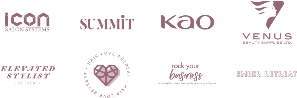 Hair Stylist Event Logos PNG