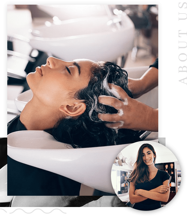 Hair Washing Serviceat Salon PNG