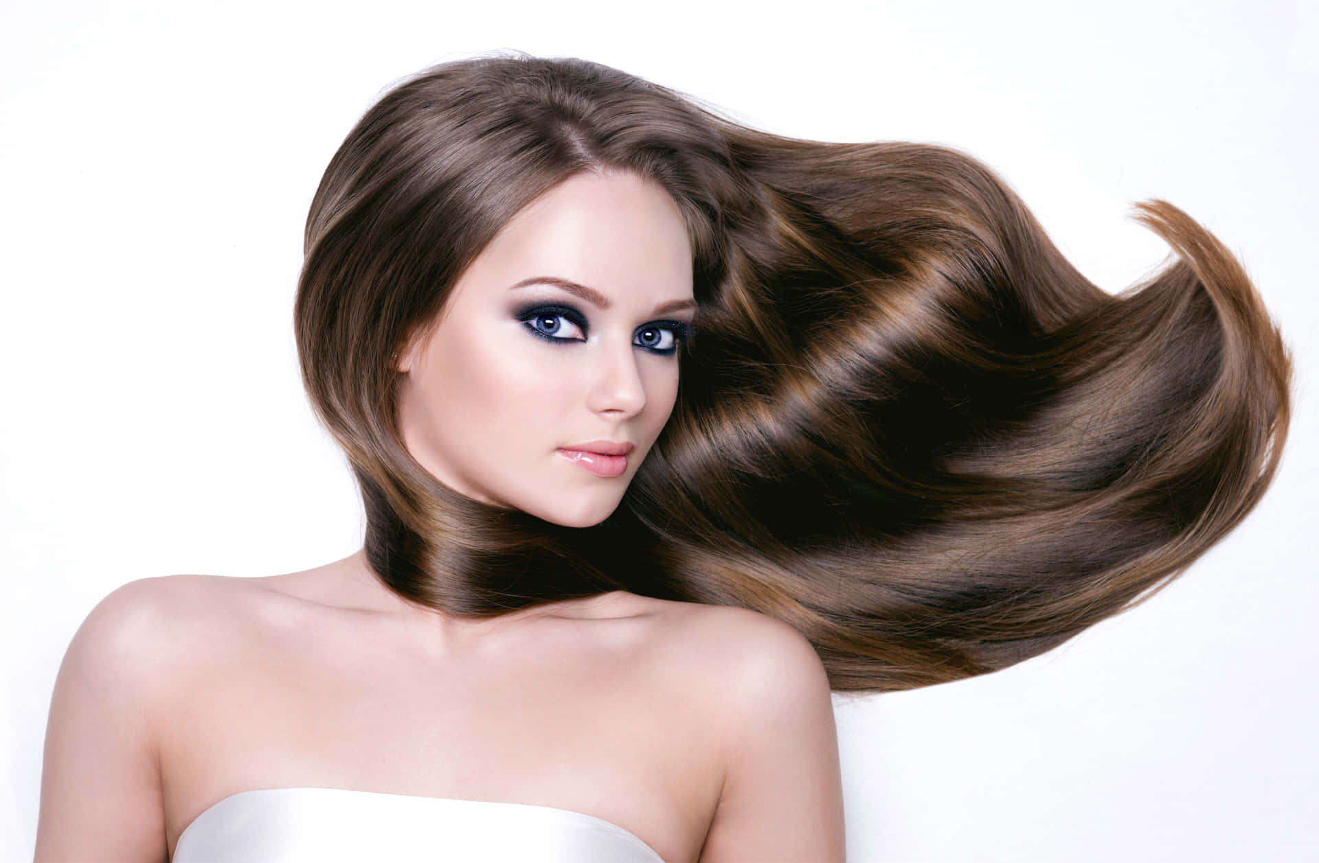 Treat your locks to the best Haircare products" Wallpaper