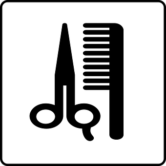 Hairdressing_ Scissors_and_ Comb_ Icon PNG