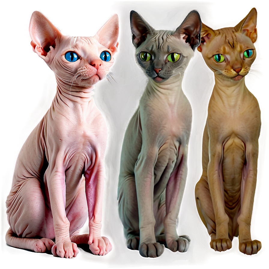 Hairless Cat C PNG