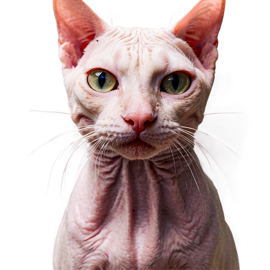 Hairless Cat Close-up Png 74 PNG