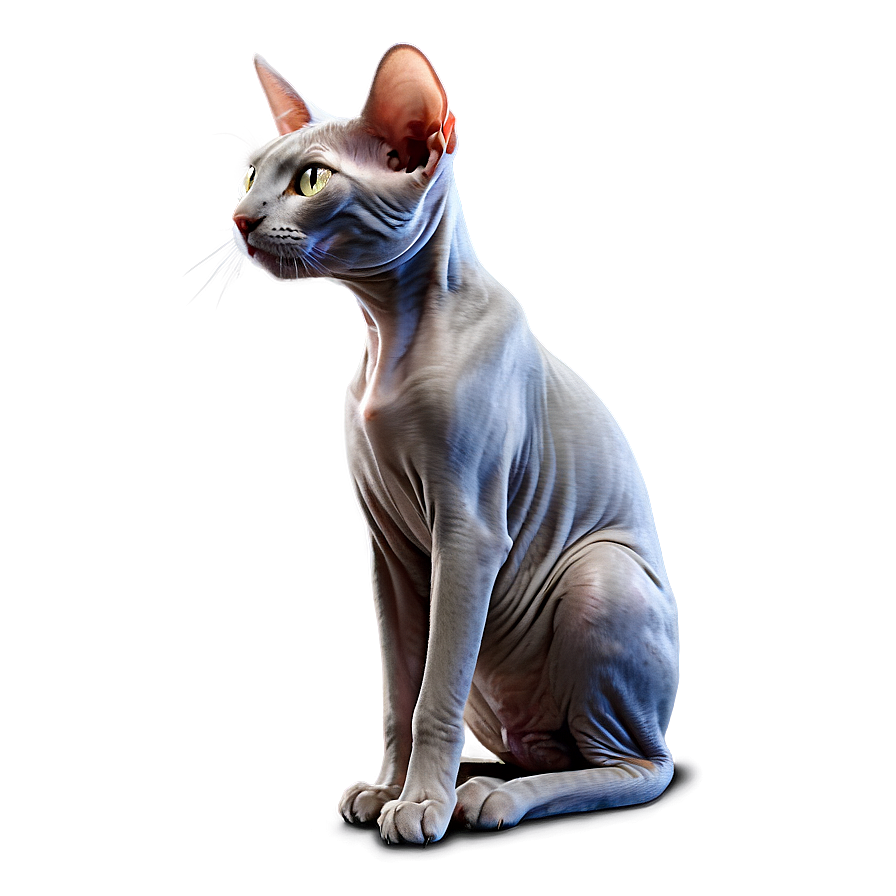 Hairless Cat D PNG