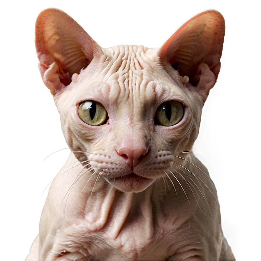 Hairless Cat Face Png Sfr PNG