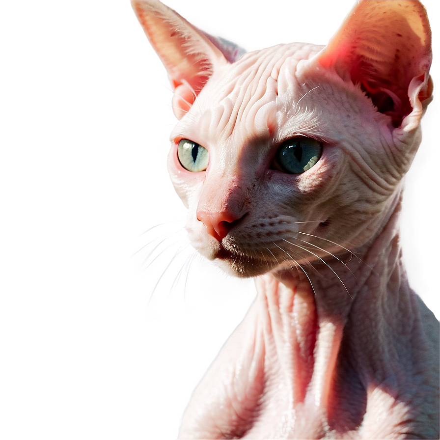 Hairless Cat In Sunlight Png 48 PNG