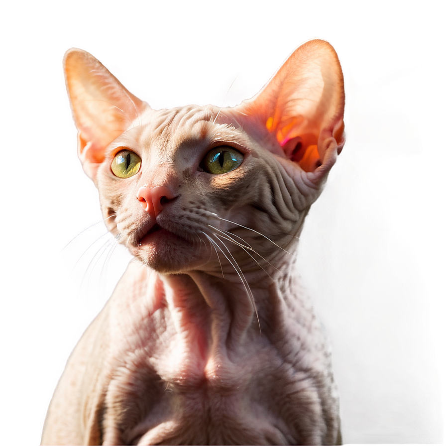 Hairless Cat In Sunlight Png Bnj PNG