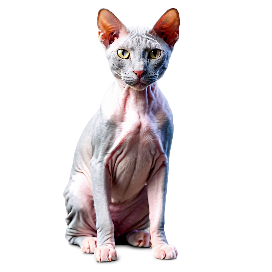 Hairless Cat Pet Png 06252024 PNG