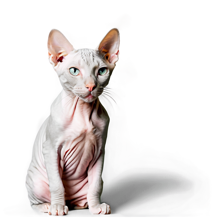 Hairless Cat Portrait Png 34 PNG