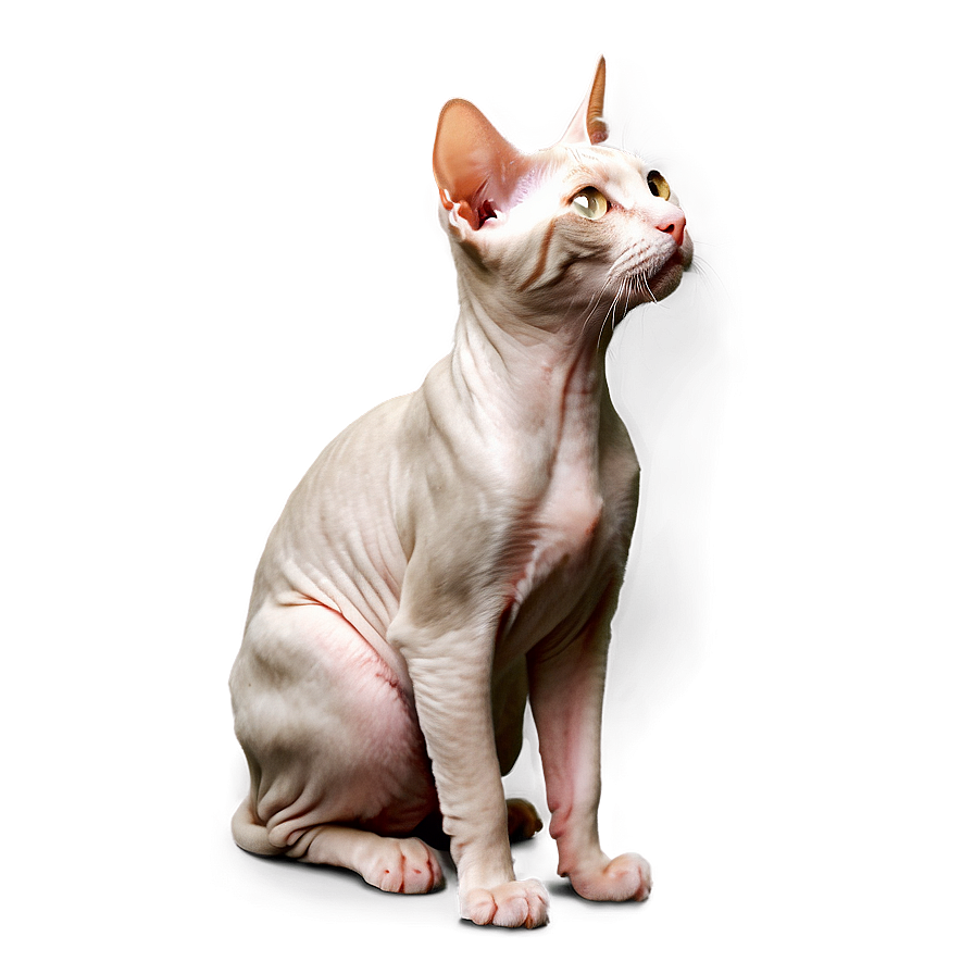 Hairless Cat Profile Side Png Cmq20 PNG