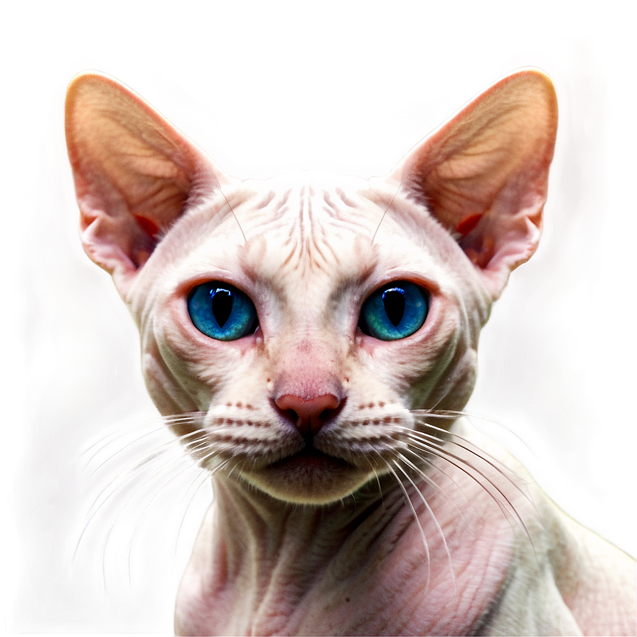 Hairless Cat Whiskers Png 06252024 PNG