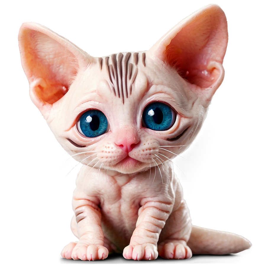 Hairless Kitten Png Epe PNG