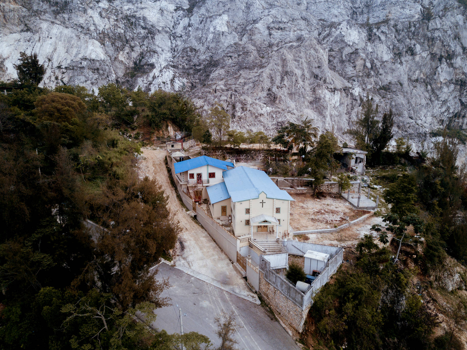 Haiti Church In Mountain