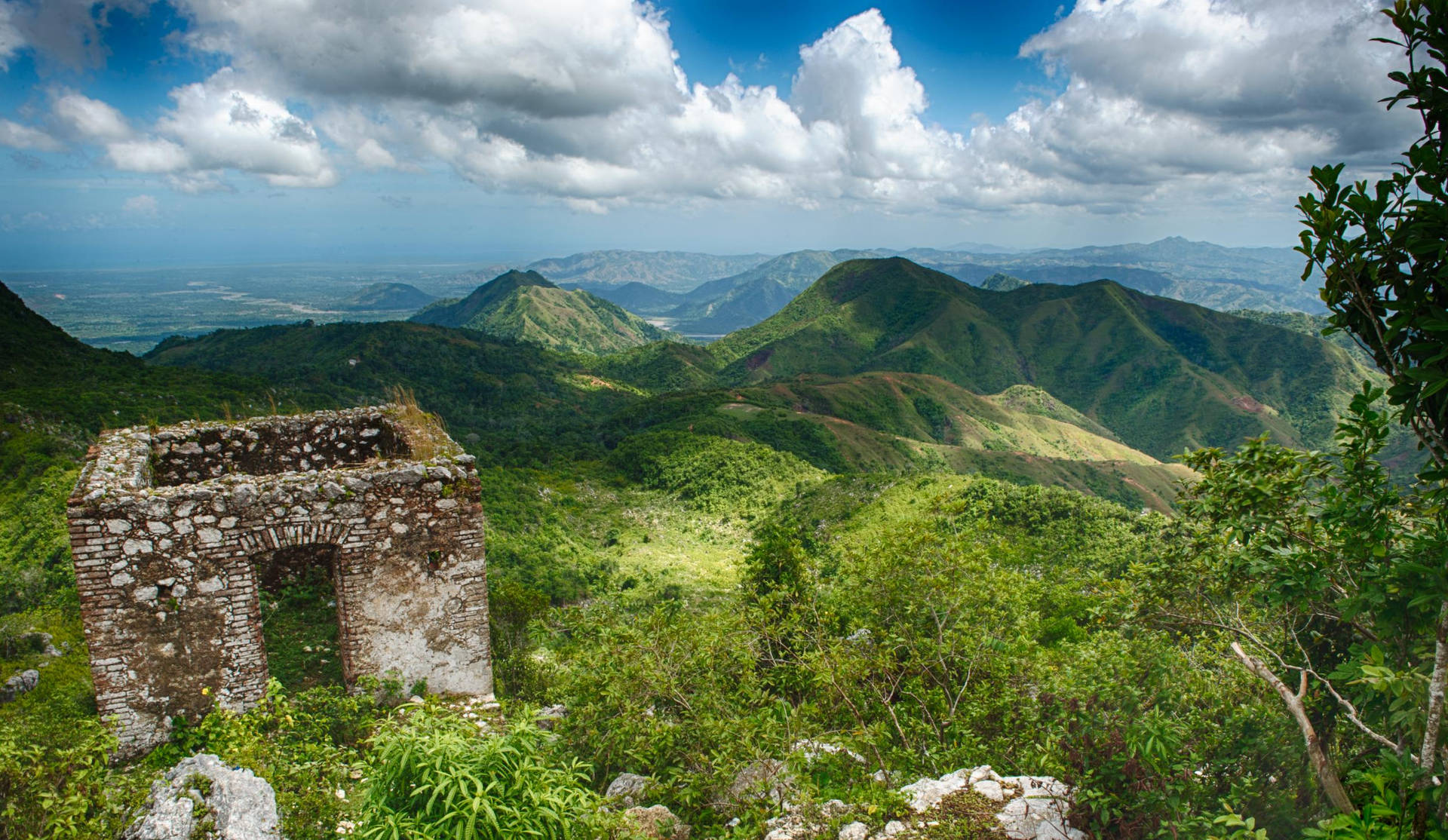 Haiti Citadel And Landscape