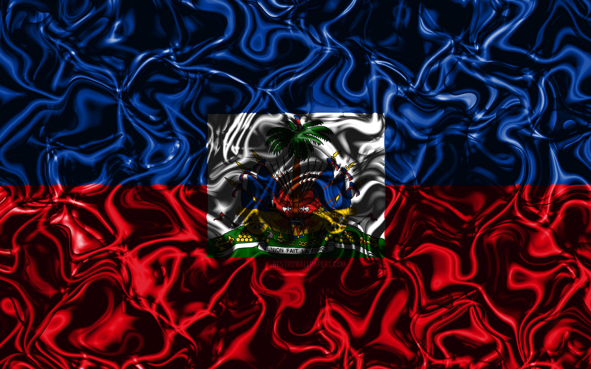 Haiti Flag Art