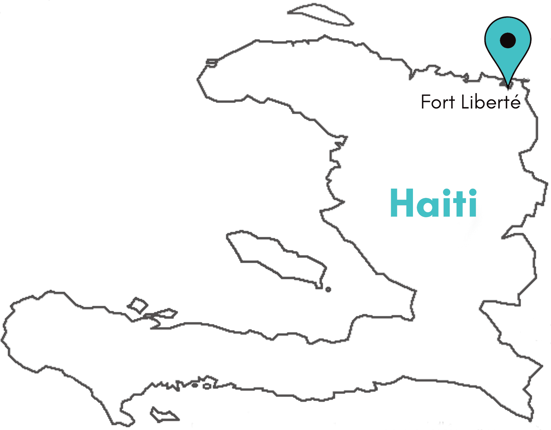 Haiti Map Fort Liberte Location PNG