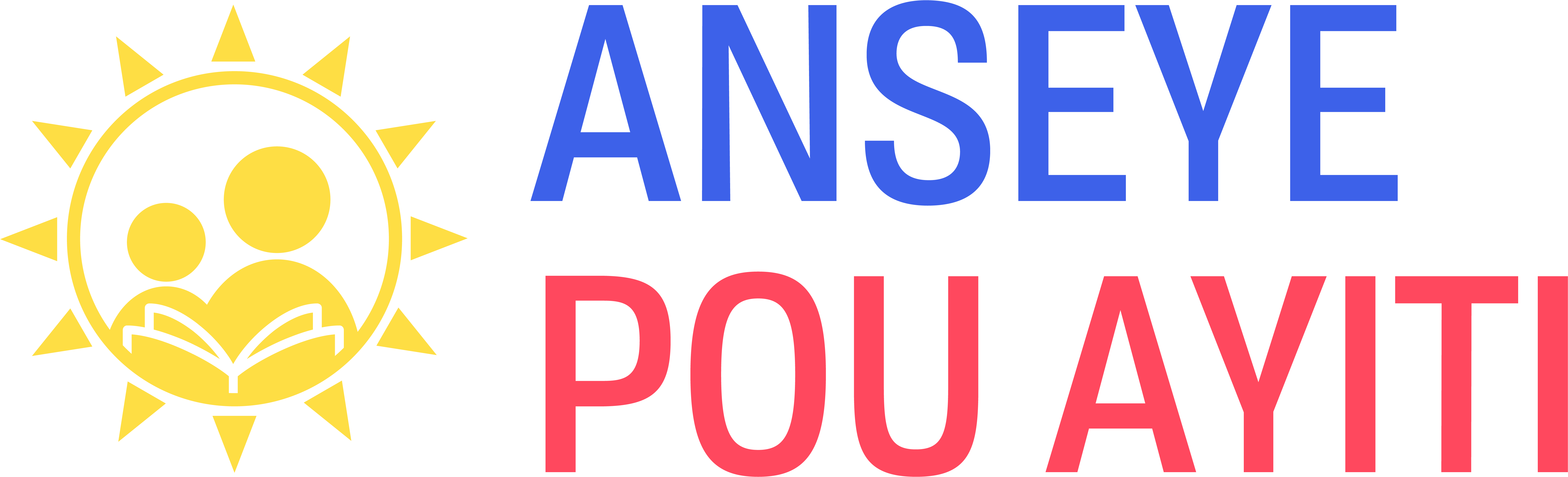 Haitian Creole Slogan Sun Logo PNG