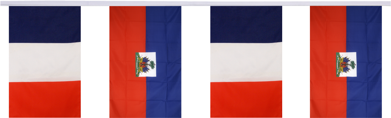 Haitian Flag Design PNG