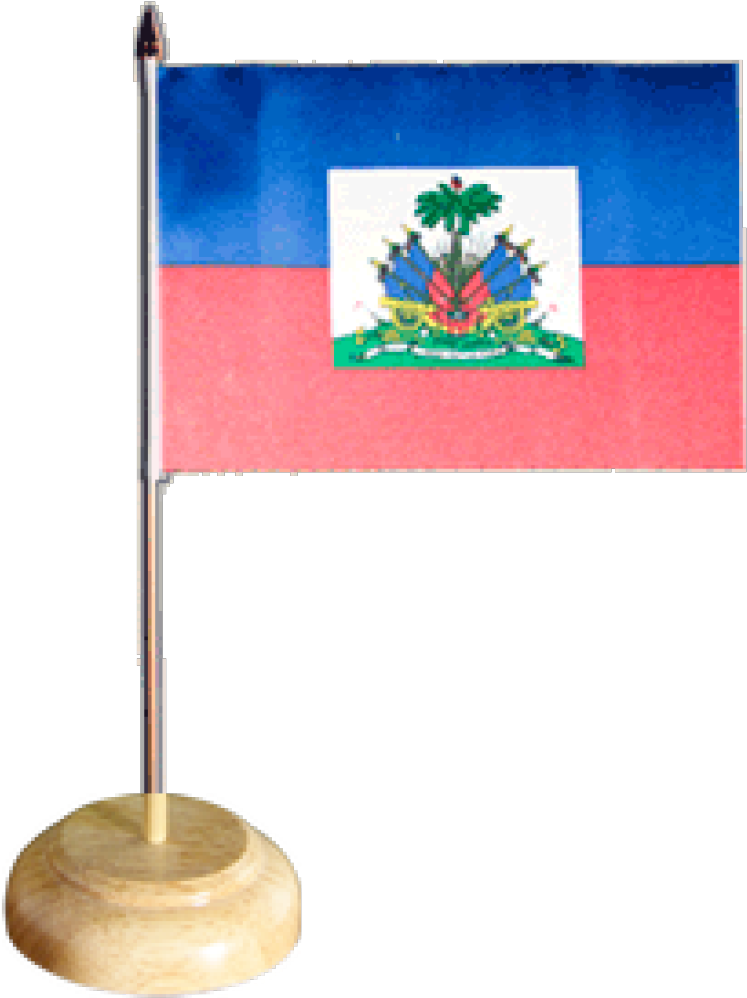 Haitian Flag Desk Display PNG