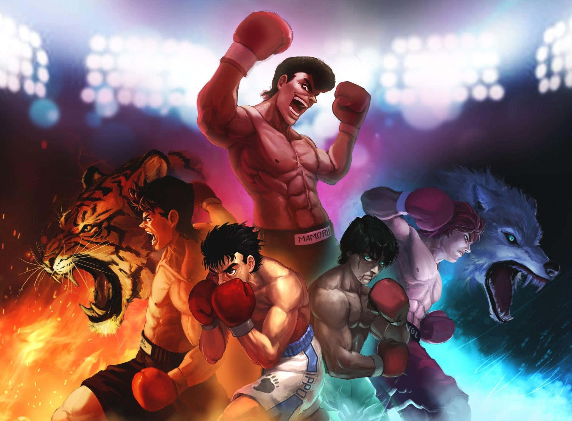 Hajime_no_ Ippo_ Boxers_and_ Spirits_ Artwork Wallpaper