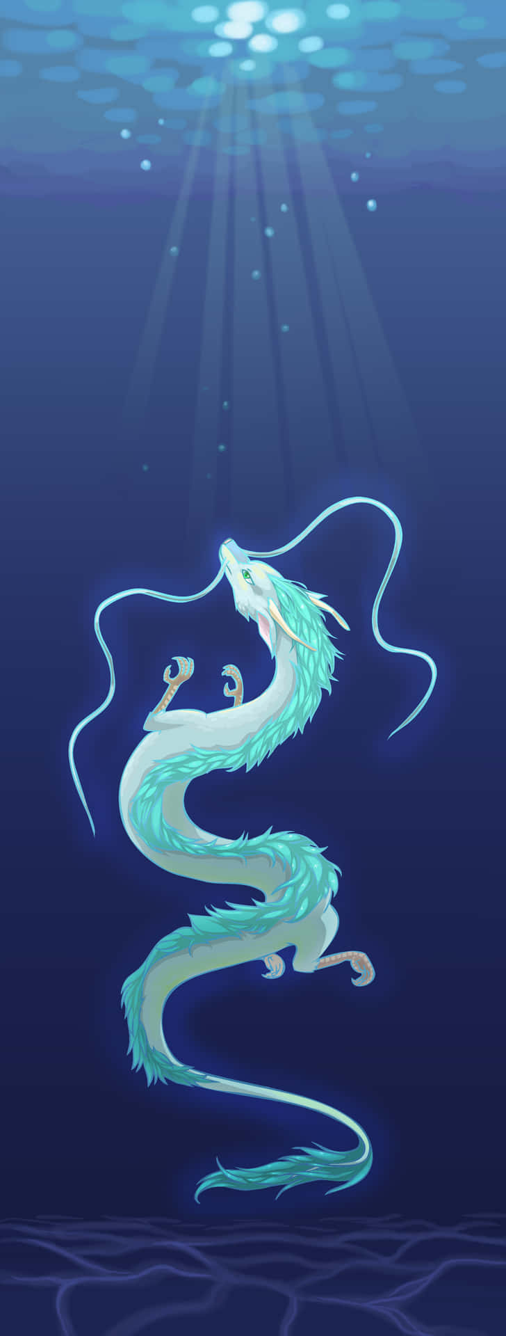 Haku from Spirited Away on your phone with this beautiful wallpaper Wallpaper