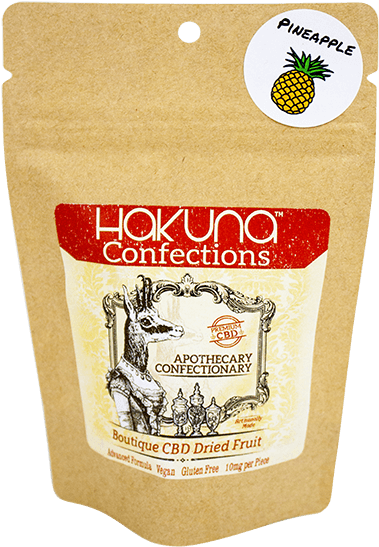 Hakuna Confections C B D Dried Fruit Packaging PNG