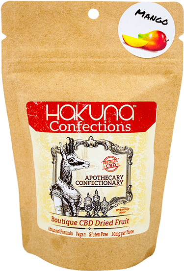 Hakuna Confections C B D Dried Fruit Packaging PNG