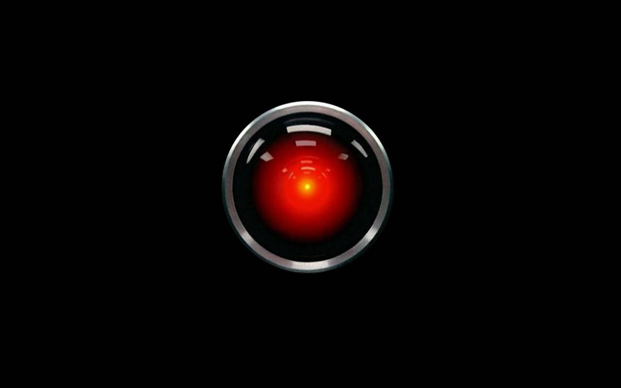 Hal 9000, The Iconic Supercomputer From Stanley Kubrick's Film "2001: A Space Odyssey." Wallpaper