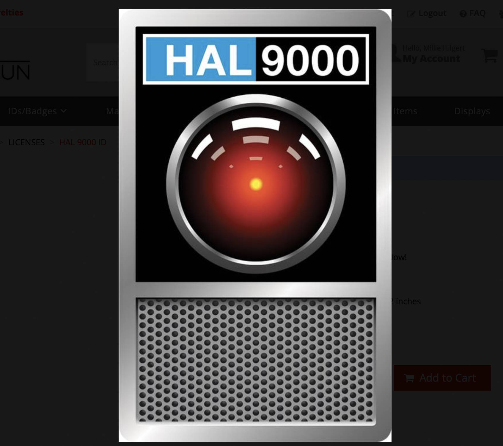 Hal9000 Computer-redigering. Wallpaper