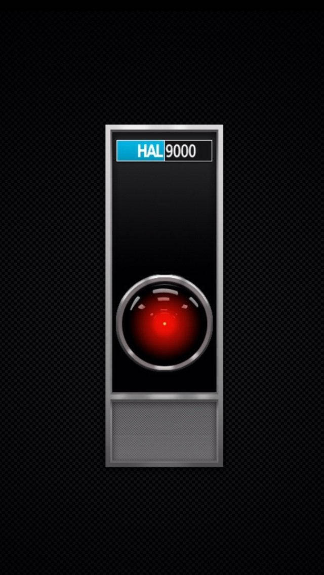 Retratoen Negro De Hal 9000 Fondo de pantalla