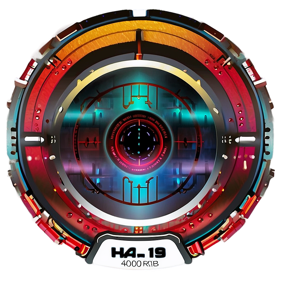 Hal 9000 Simple Line Art Png 06252024 PNG