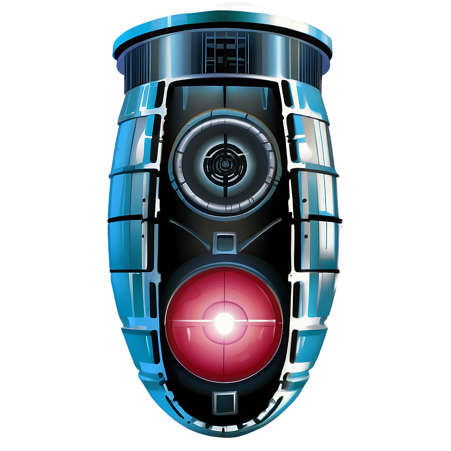 Hal 9000 Simple Line Art Png 06252024 PNG
