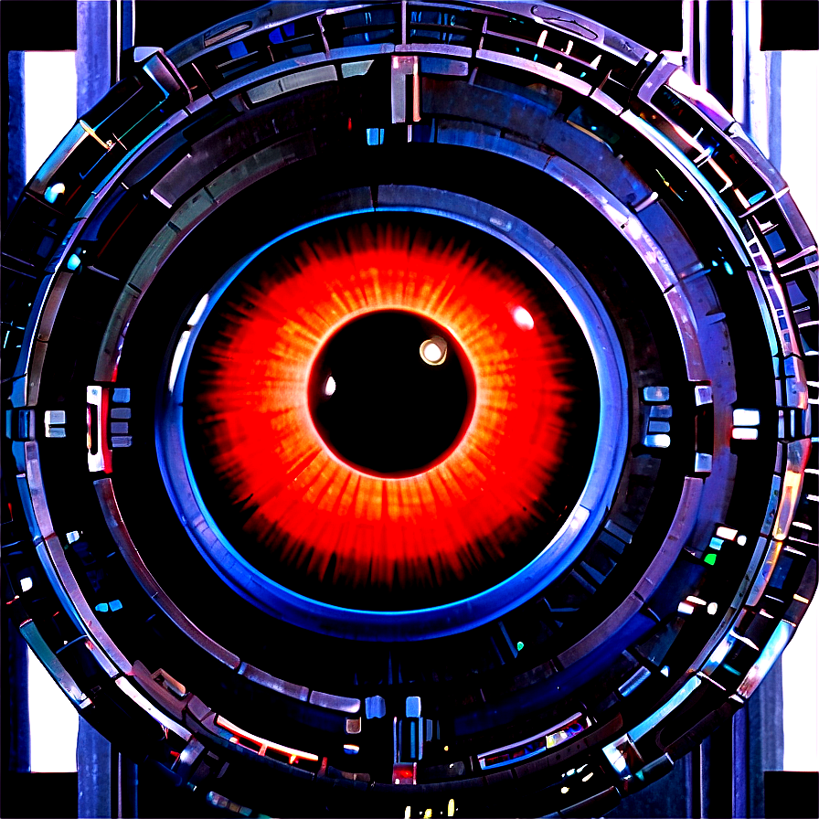 Hal 9000 Space Odyssey Png Mch20 PNG
