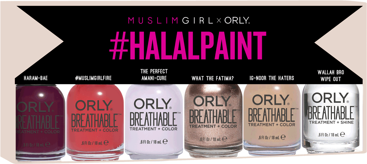 Halal Paint Nail Polish Collection PNG